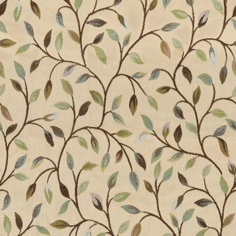 Cervino Woven Jacquard Made to Measure Curtains Aqua