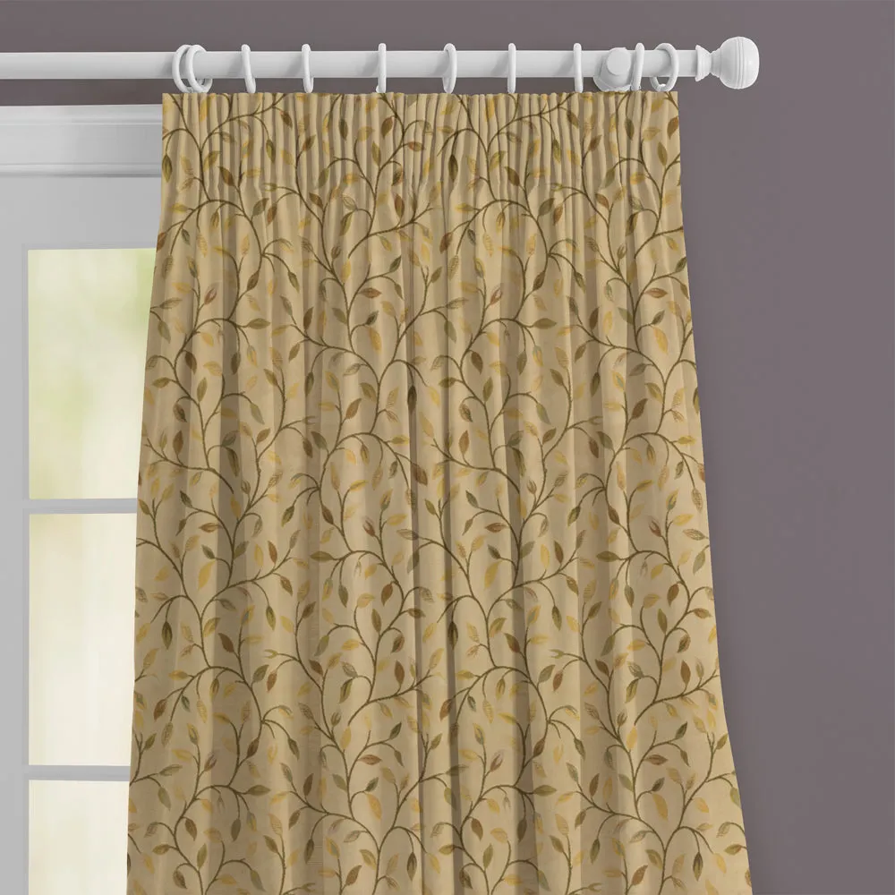 Cervino Woven Jacquard Made to Measure Curtains Autumn