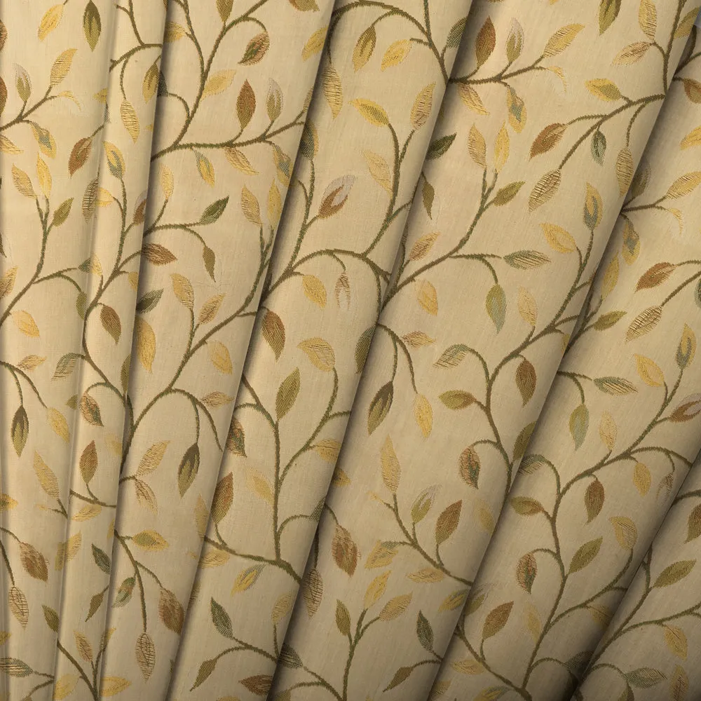 Cervino Woven Jacquard Made to Measure Curtains Autumn