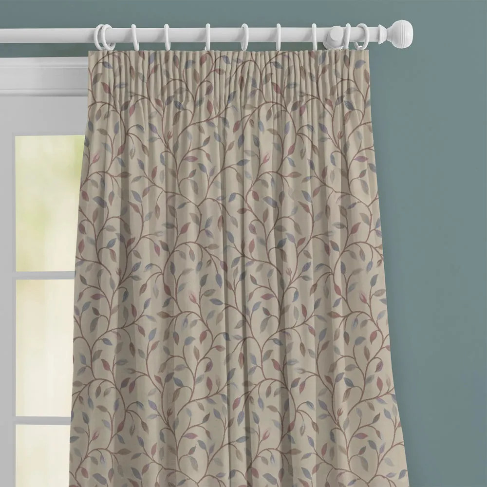 Cervino Woven Jacquard Made to Measure Curtains Blush