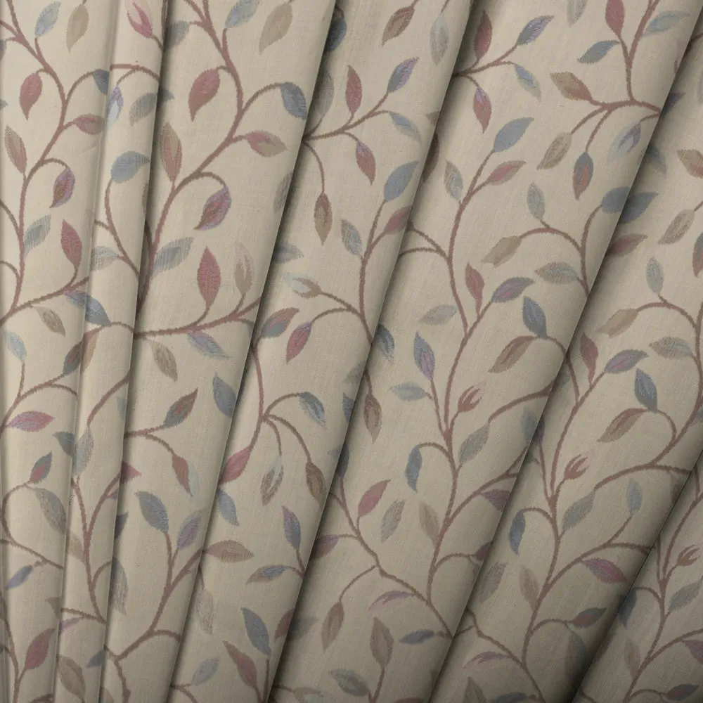 Cervino Woven Jacquard Made to Measure Curtains Blush