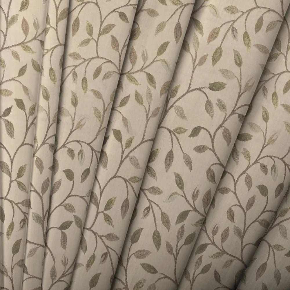 Cervino Woven Jacquard Made to Measure Curtains Catkin