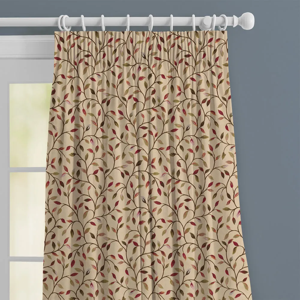 Cervino Woven Jacquard Made to Measure Curtains Elderberry