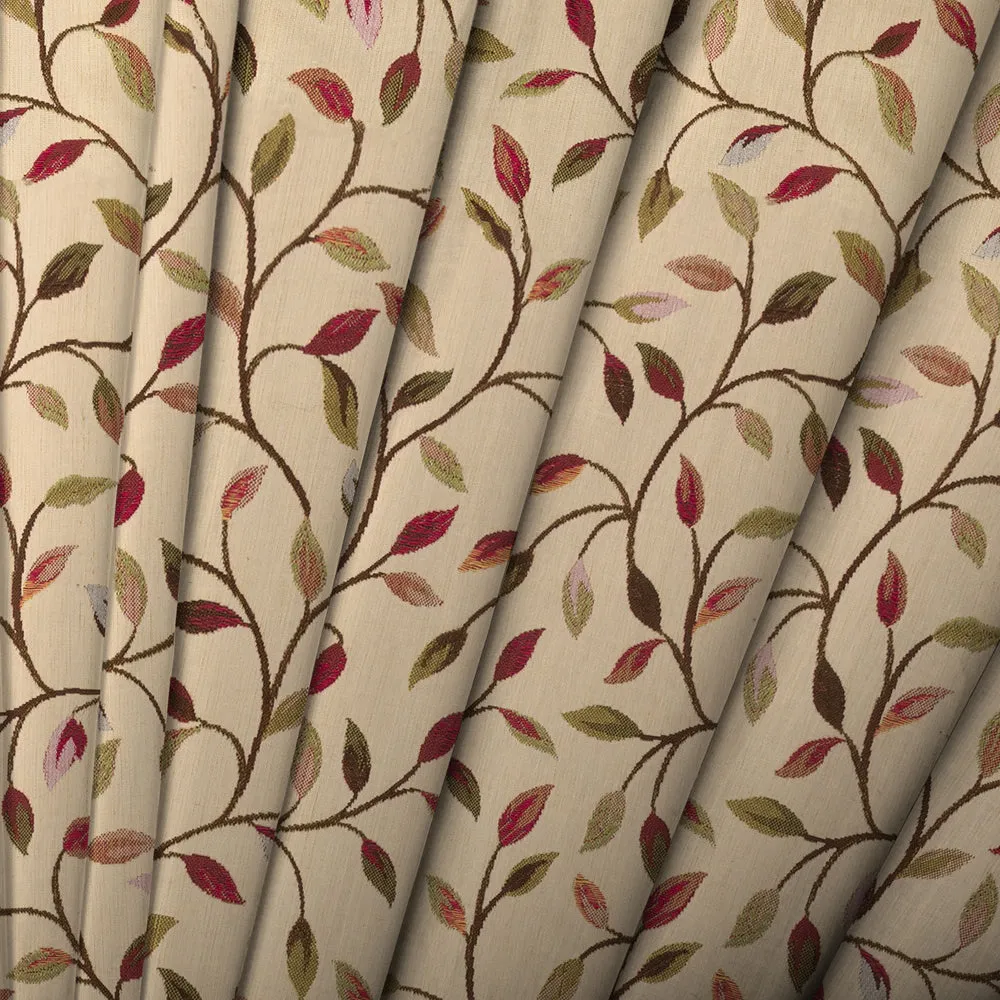 Cervino Woven Jacquard Made to Measure Curtains Elderberry