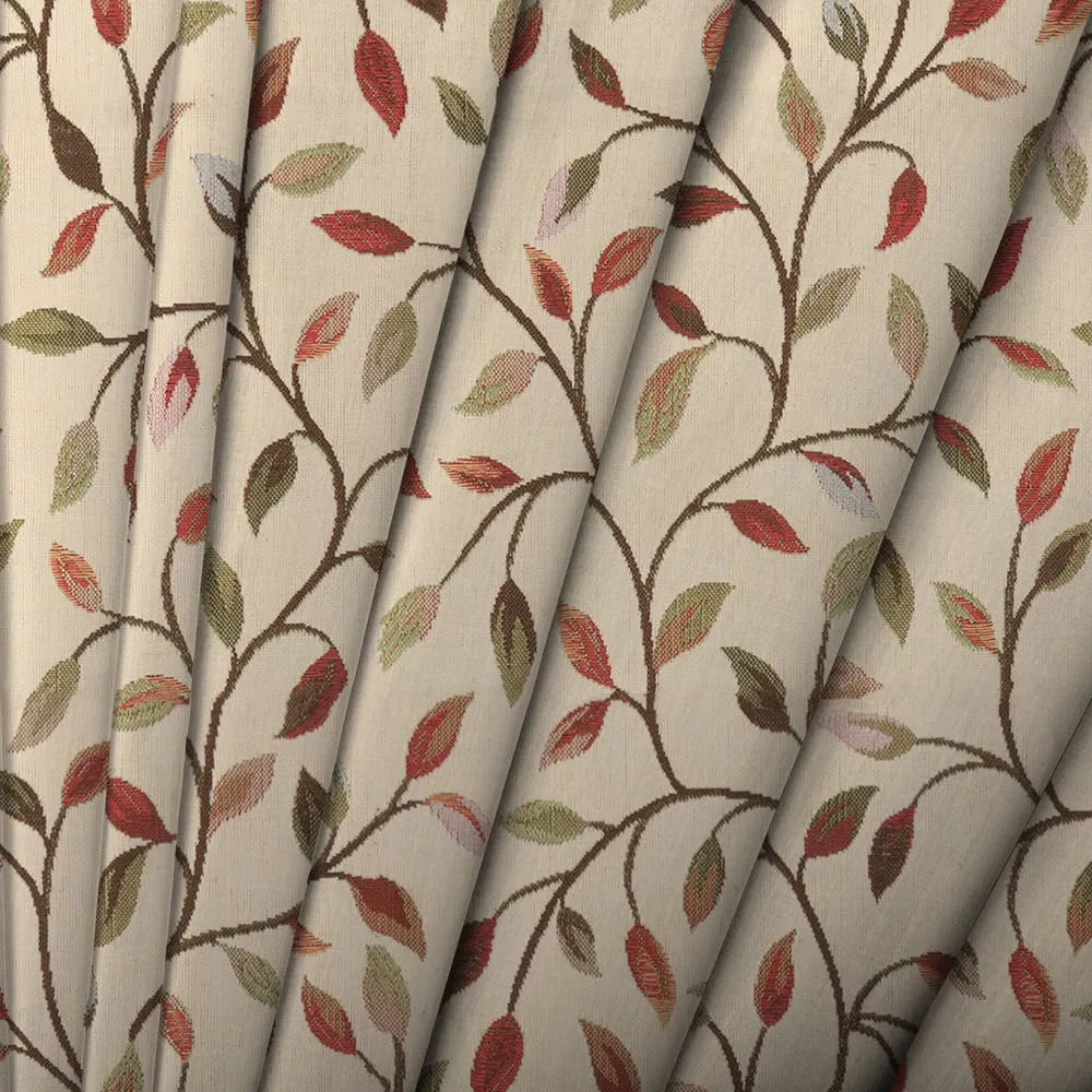 Cervino Woven Jacquard Made to Measure Curtains Forest Green