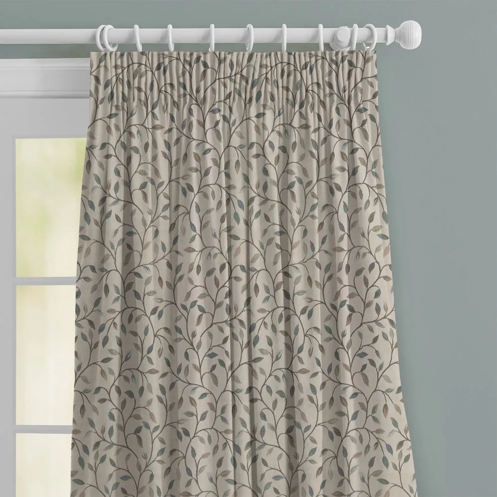 Cervino Woven Jacquard Made to Measure Curtains Mineral