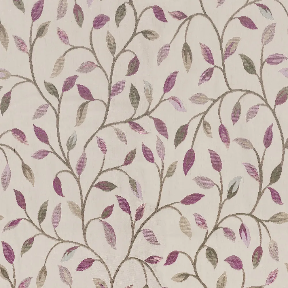 Cervino Woven Jacquard Made to Measure Curtains Mulberry