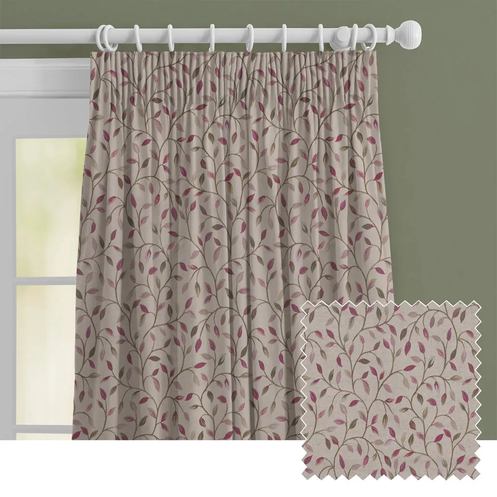 Cervino Woven Jacquard Made to Measure Curtains Mulberry chic floor carpet  