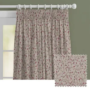 Cervino Woven Jacquard Made to Measure Curtains Mulberry chic floor carpet  