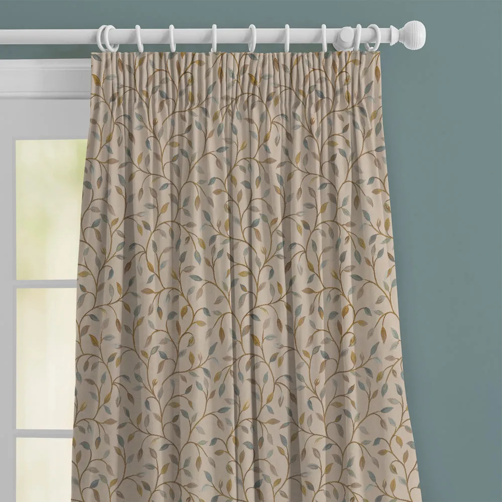 Cervino Woven Jacquard Made to Measure Curtains Opal
