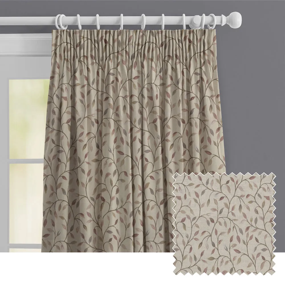 Cervino Woven Jacquard Made to Measure Curtains Pearl chic floor carpet  