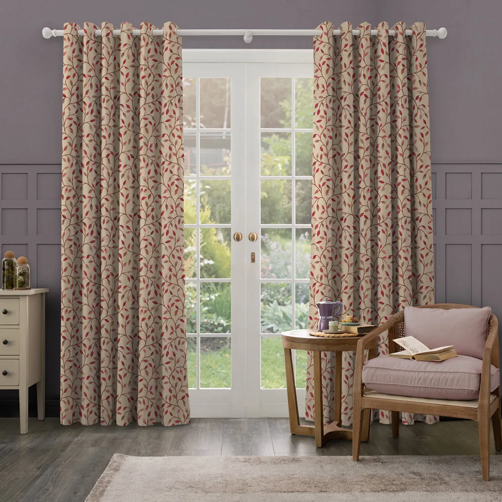 Cervino Woven Jacquard Made to Measure Curtains Plum