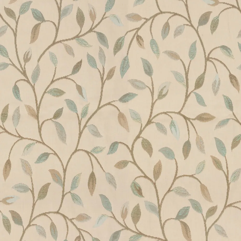 Cervino Woven Jacquard Made to Measure Curtains Robins Egg