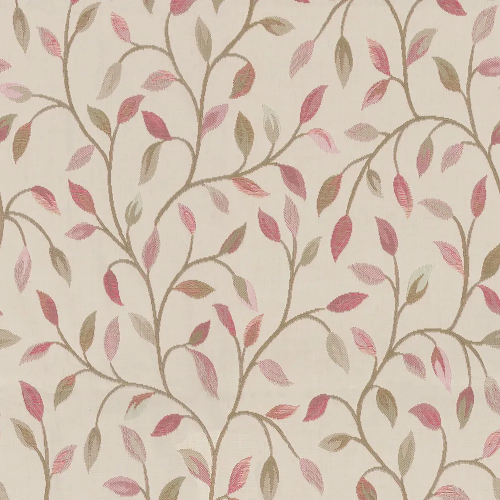 Cervino Woven Jacquard Made to Measure Curtains Rose Hip