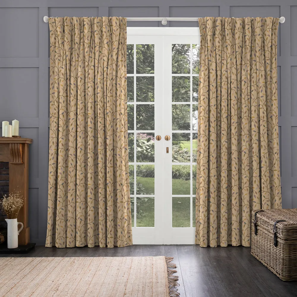 Cervino Woven Jacquard Made to Measure Curtains Spring