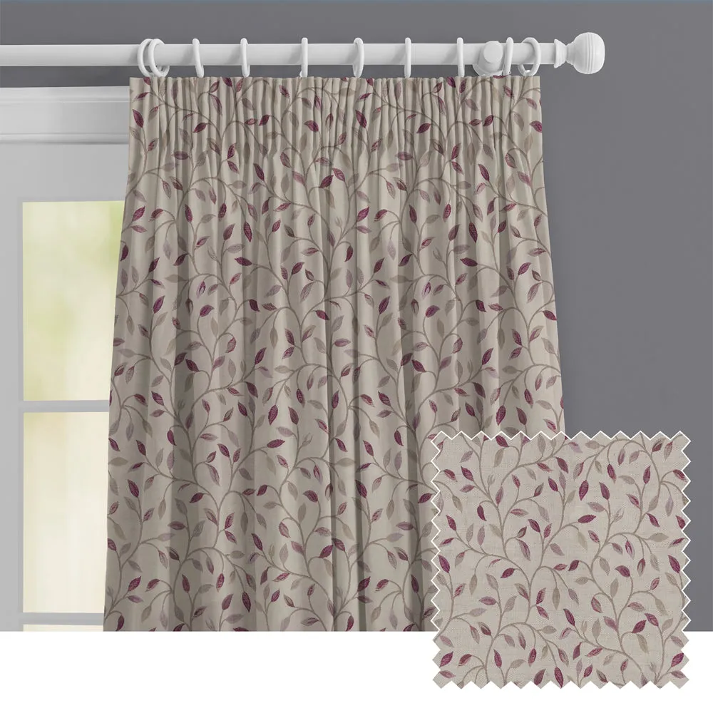 Cervino Woven Jacquard Made to Measure Curtains Wisteria chic floor carpet  