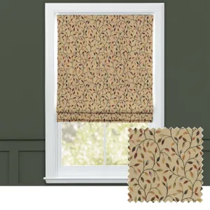 Cervino Woven Jacquard Made to Measure Roman Blinds Burgundy chic floor carpet  