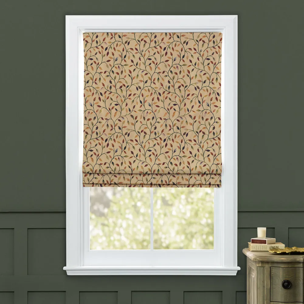 Cervino Woven Jacquard Made to Measure Roman Blinds Burgundy