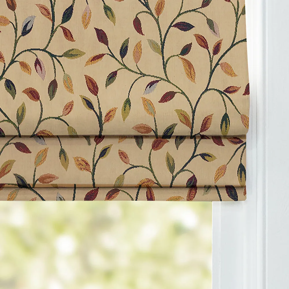 Cervino Woven Jacquard Made to Measure Roman Blinds Burgundy