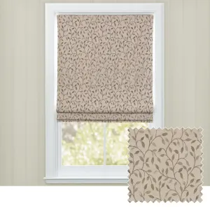 Cervino Woven Jacquard Made to Measure Roman Blinds Catkin chic floor carpet  
