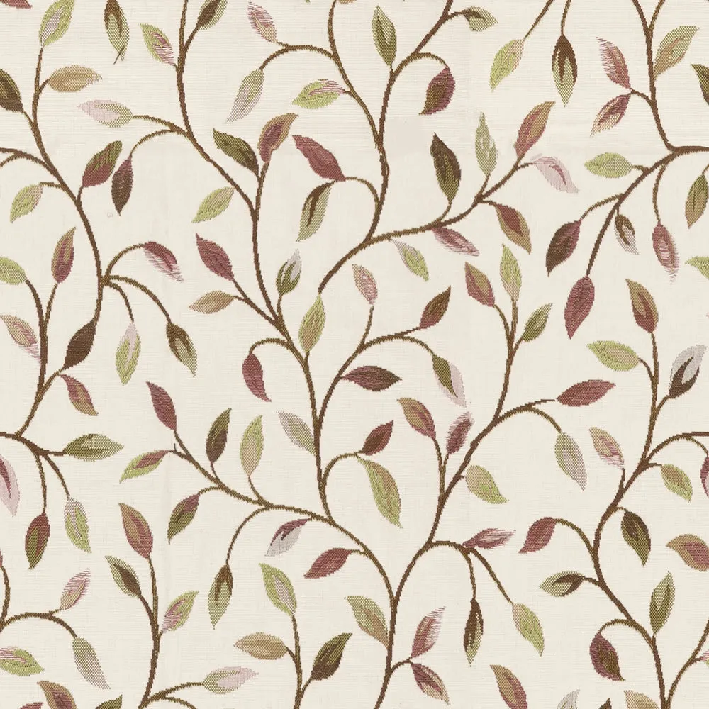 Cervino Woven Jacquard Made to Measure Roman Blinds Cream Aubergine