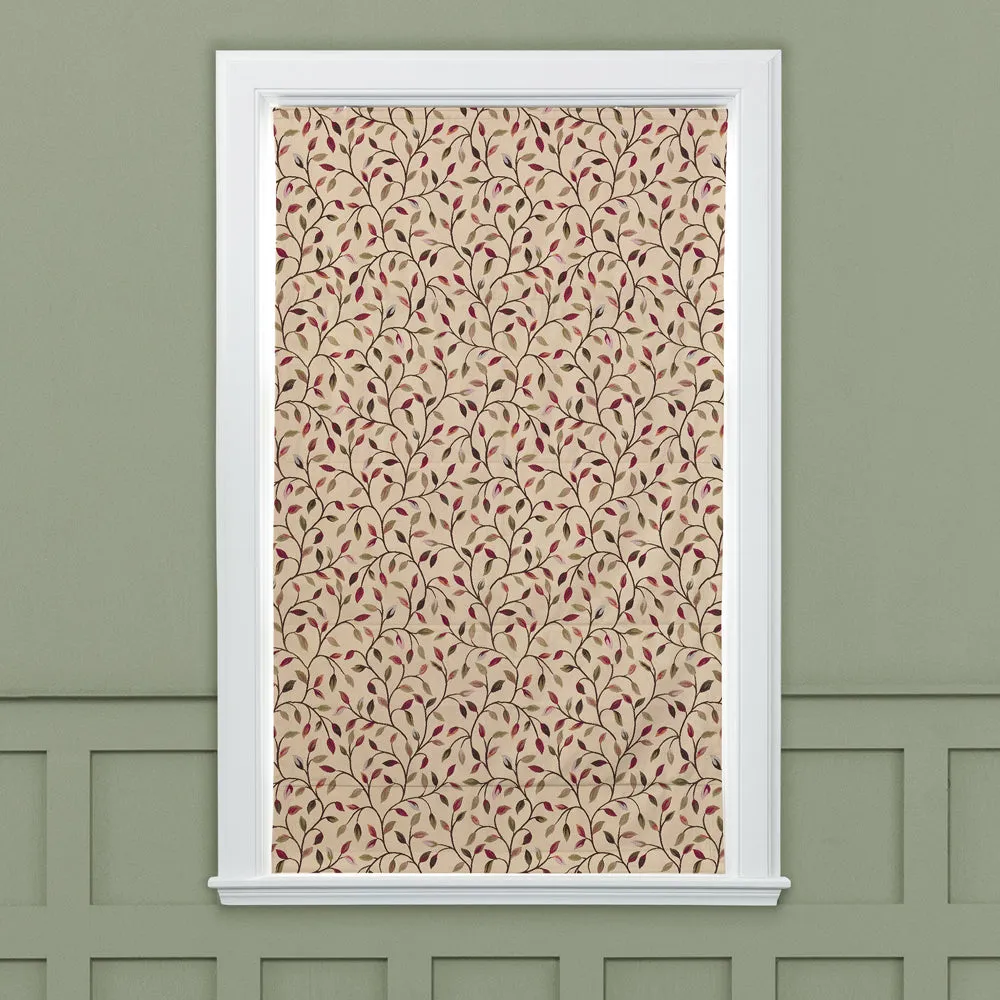 Cervino Woven Jacquard Made to Measure Roman Blinds Elderberry