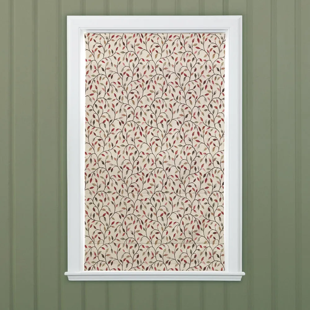 Cervino Woven Jacquard Made to Measure Roman Blinds Fire
