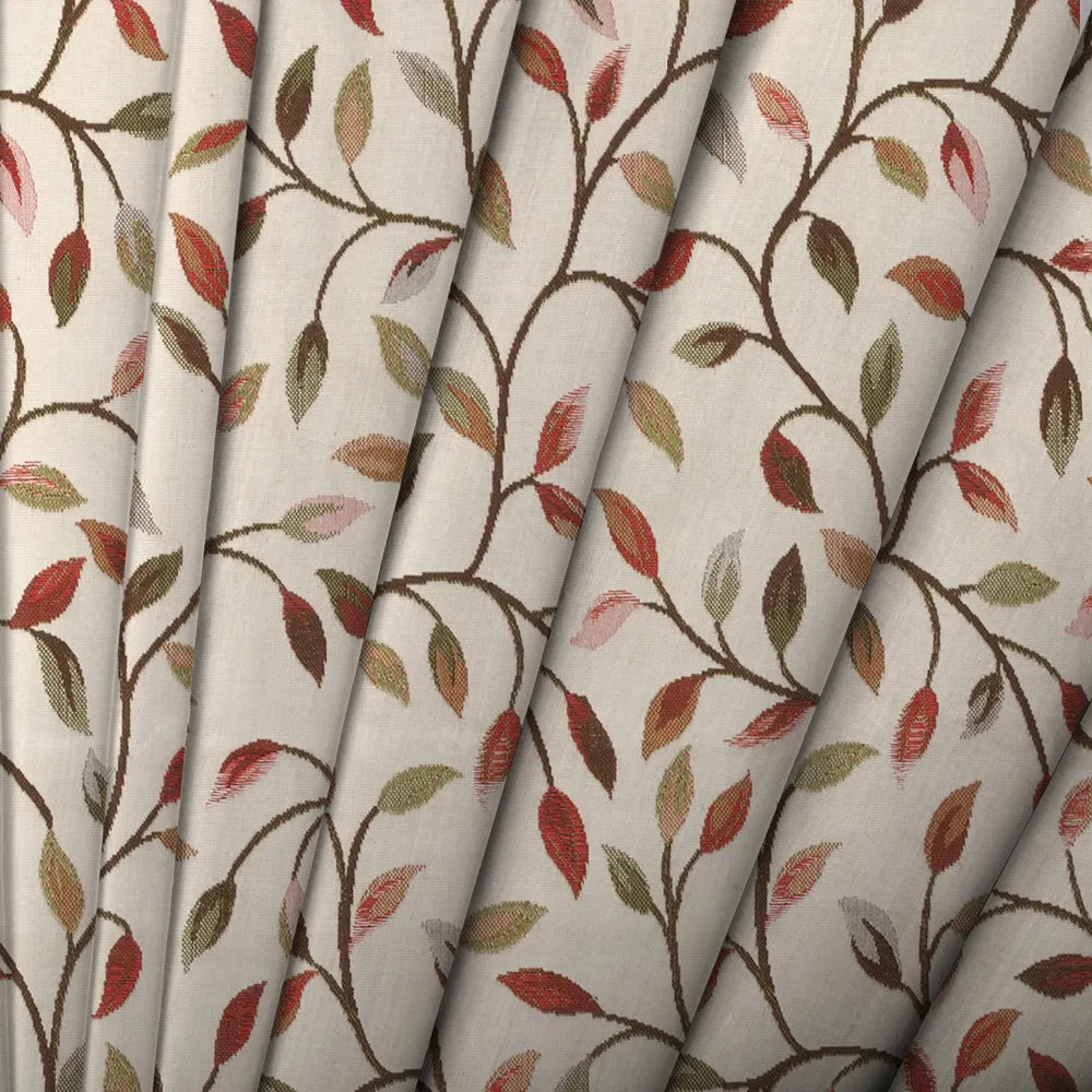Cervino Woven Jacquard Made to Measure Roman Blinds Fire