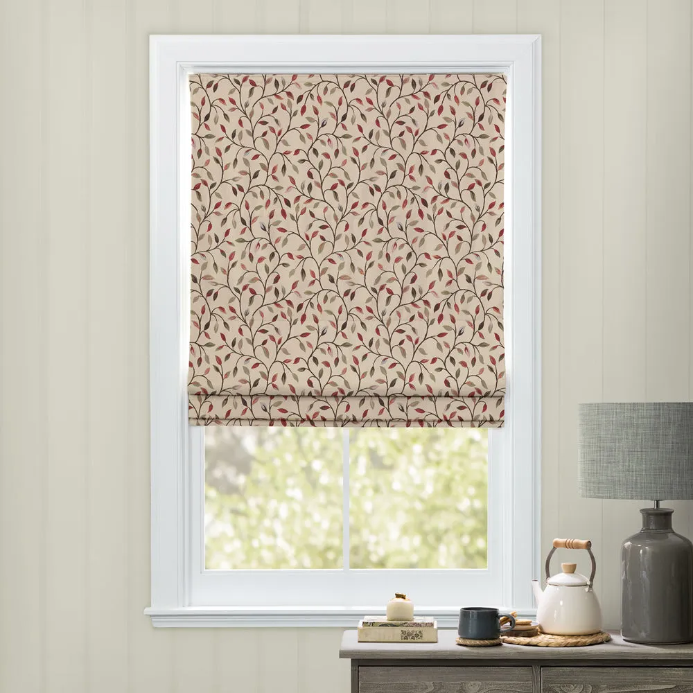 Cervino Woven Jacquard Made to Measure Roman Blinds Forest Green