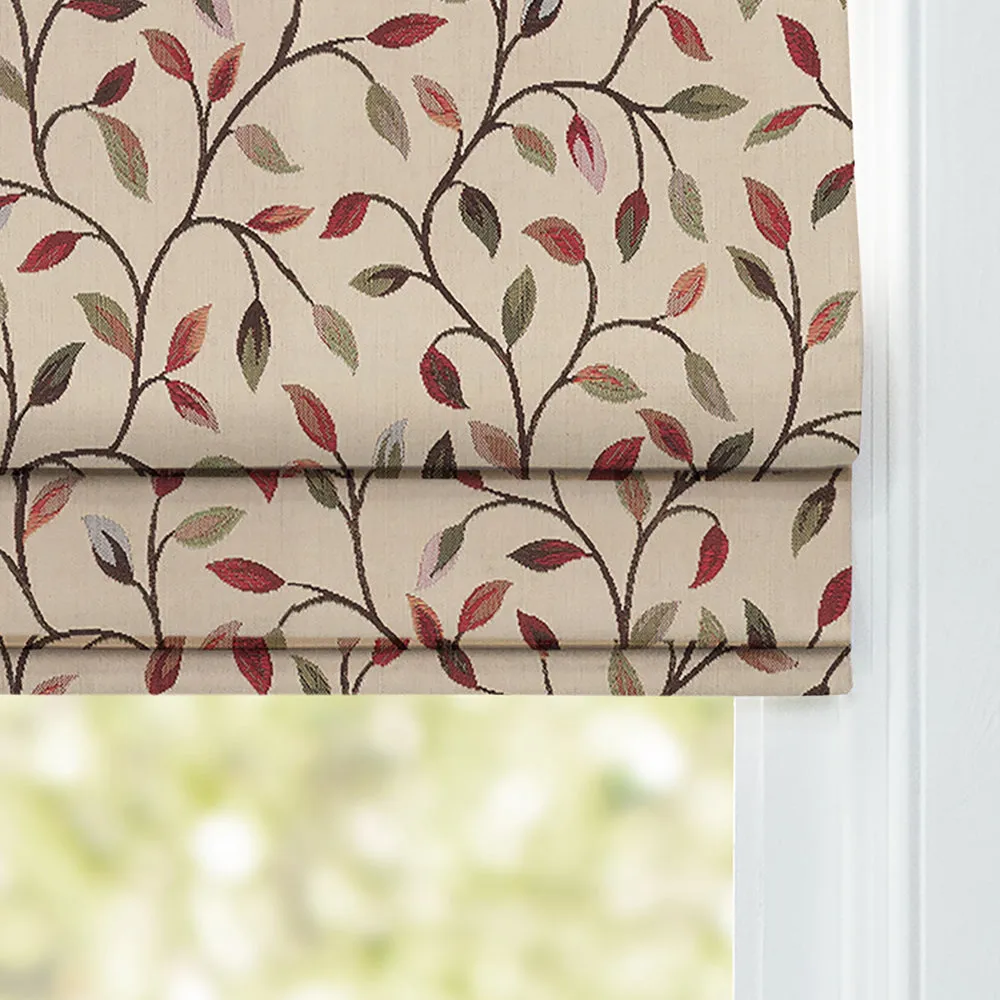 Cervino Woven Jacquard Made to Measure Roman Blinds Forest Green