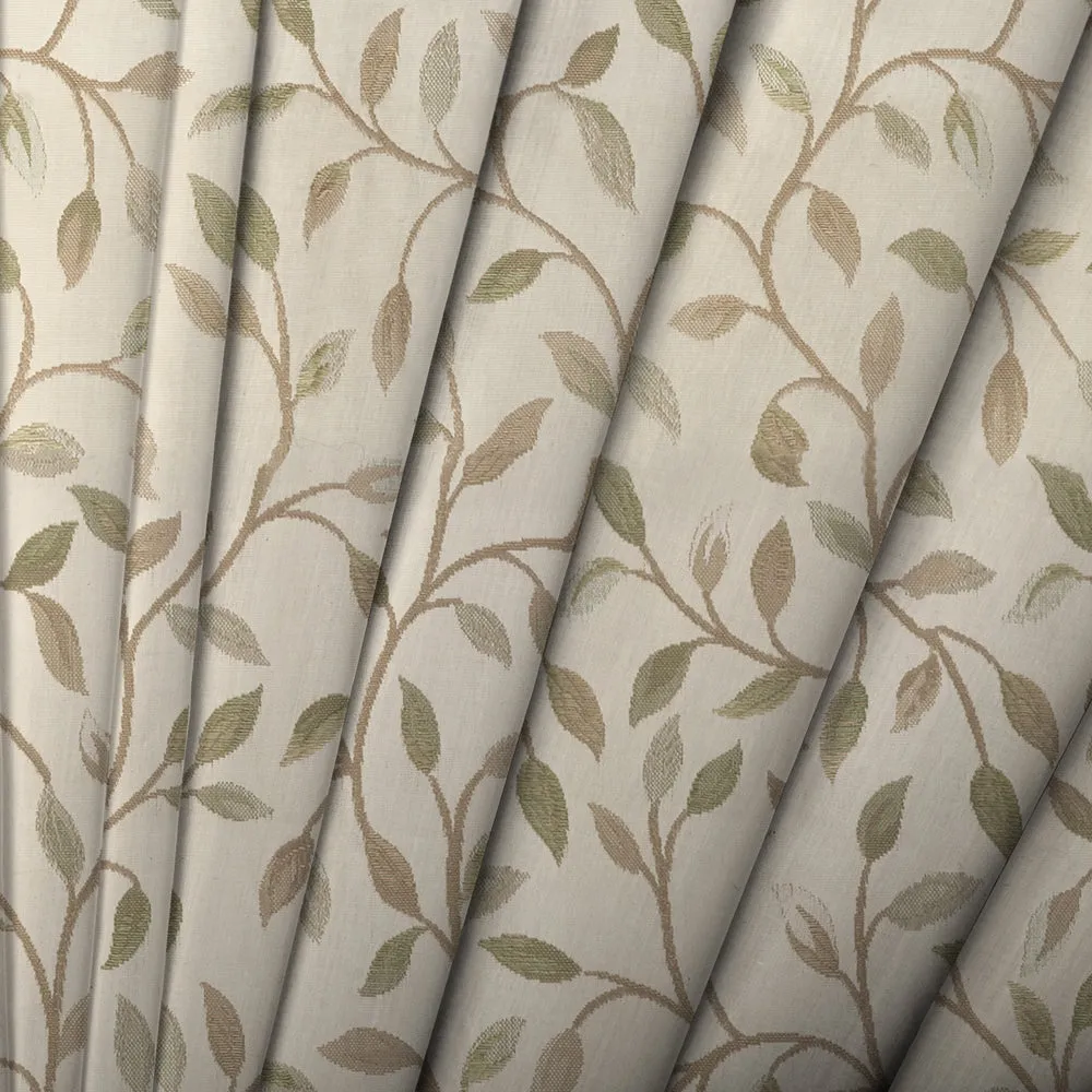 Cervino Woven Jacquard Made to Measure Roman Blinds Lichen
