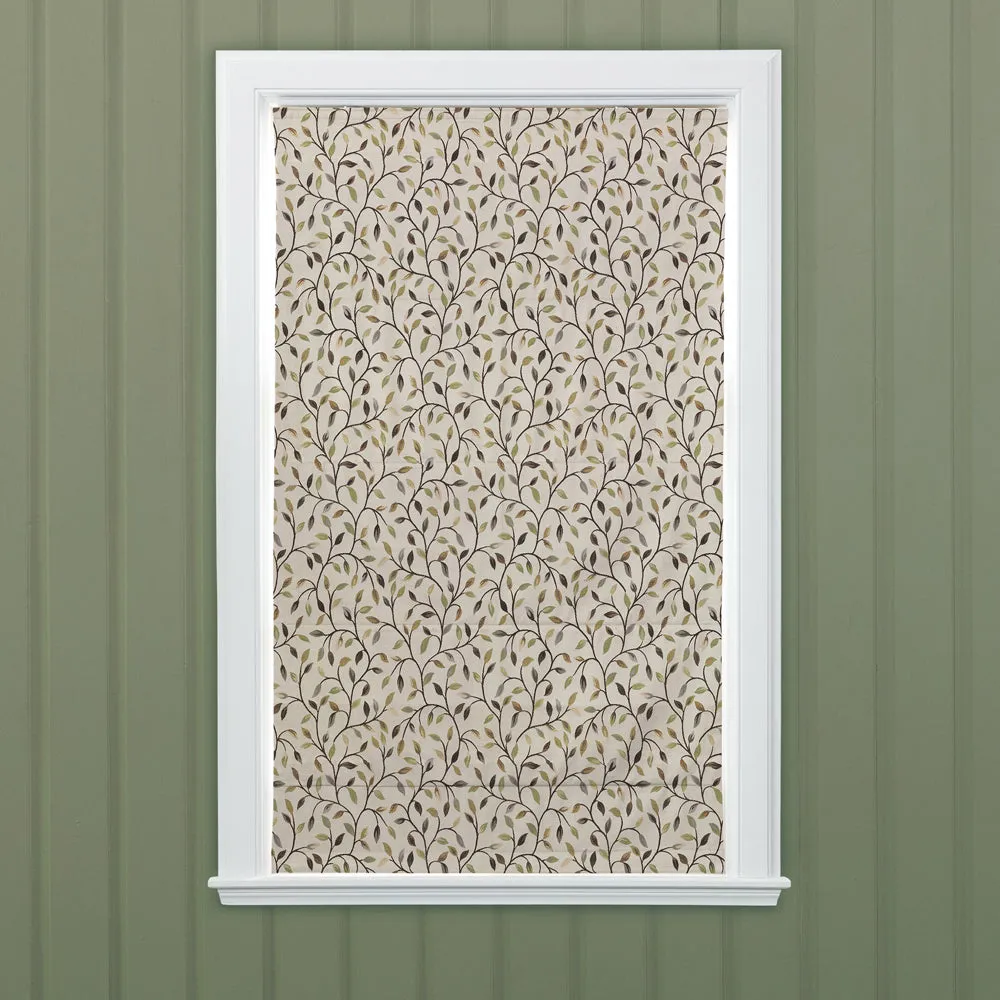 Cervino Woven Jacquard Made to Measure Roman Blinds Lime