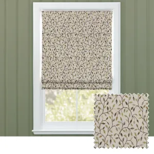 Cervino Woven Jacquard Made to Measure Roman Blinds Lime chic floor carpet  