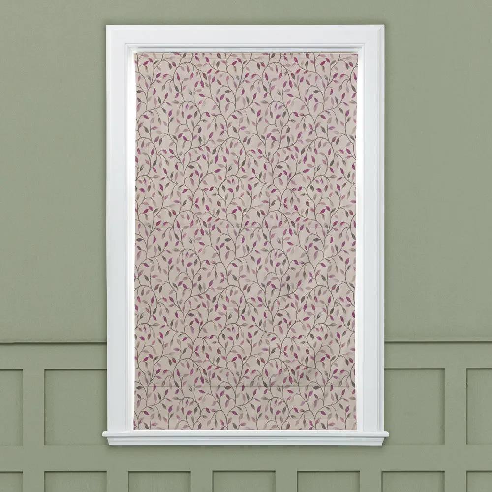 Cervino Woven Jacquard Made to Measure Roman Blinds Mulberry