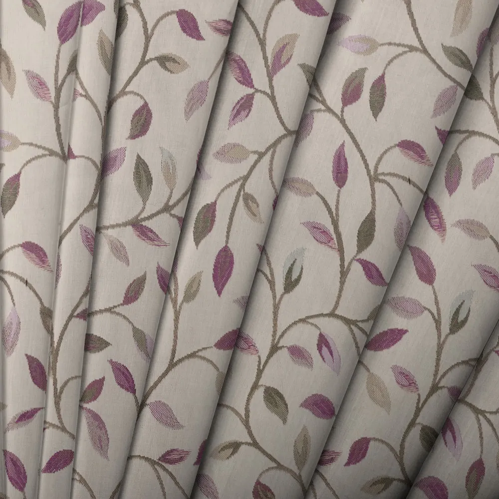 Cervino Woven Jacquard Made to Measure Roman Blinds Mulberry