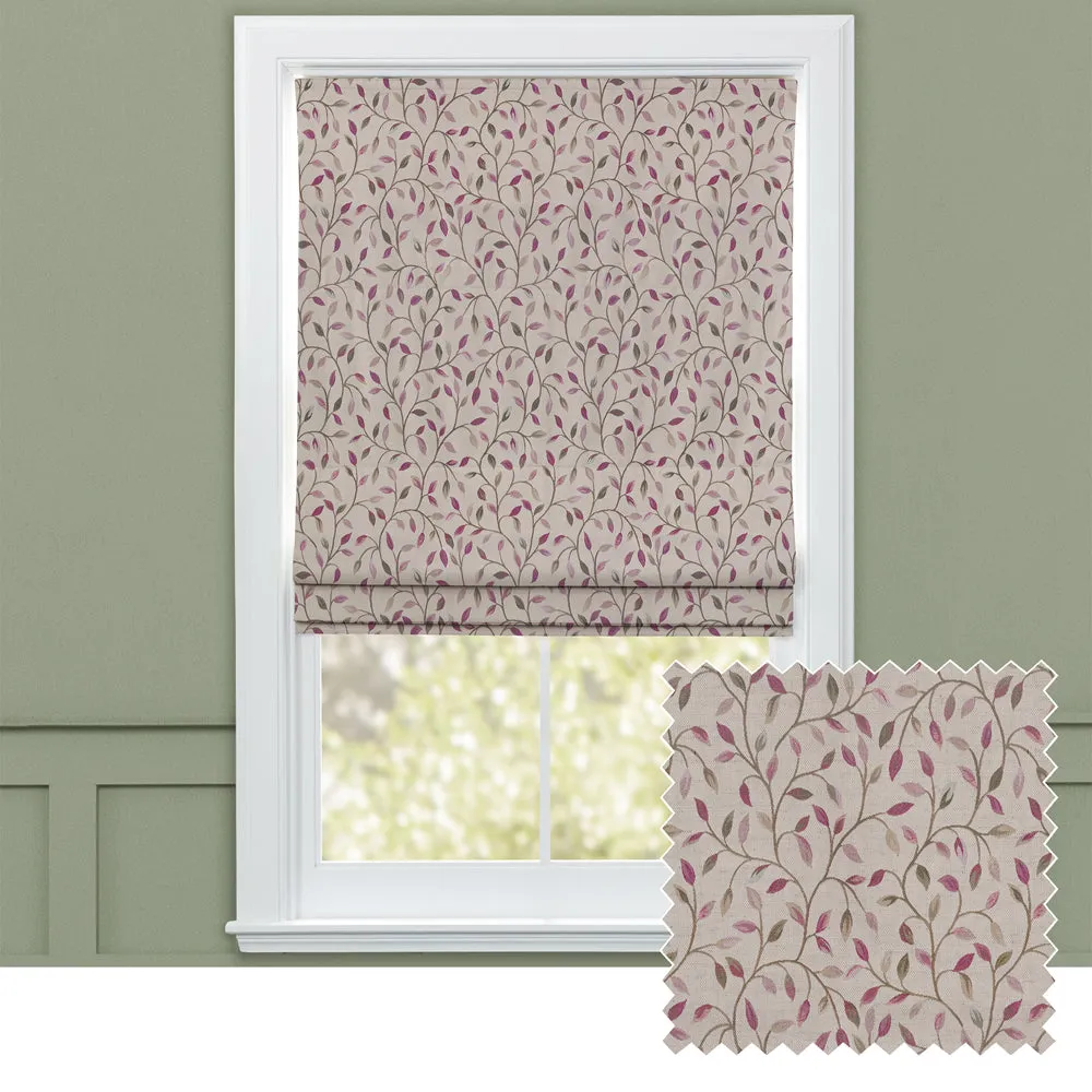 Cervino Woven Jacquard Made to Measure Roman Blinds Mulberry chic floor carpet  