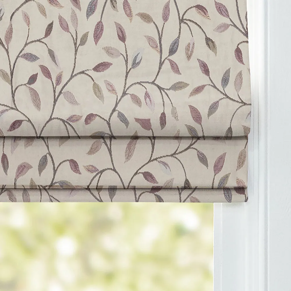 Cervino Woven Jacquard Made to Measure Roman Blinds Pearl