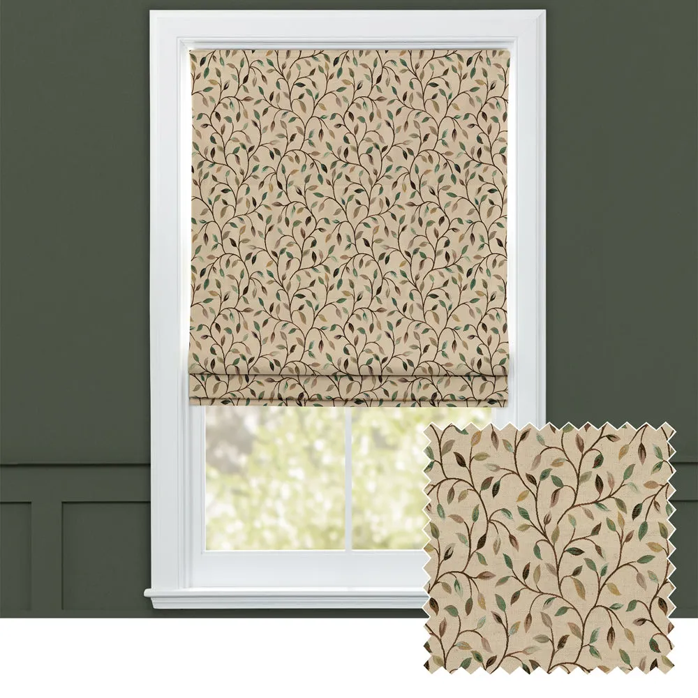 Cervino Woven Jacquard Made to Measure Roman Blinds Petrol chic floor carpet  