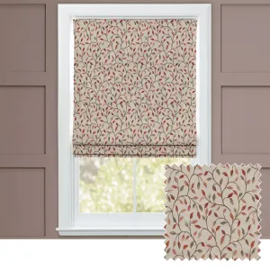 Cervino Woven Jacquard Made to Measure Roman Blinds Pink Jade chic floor carpet  