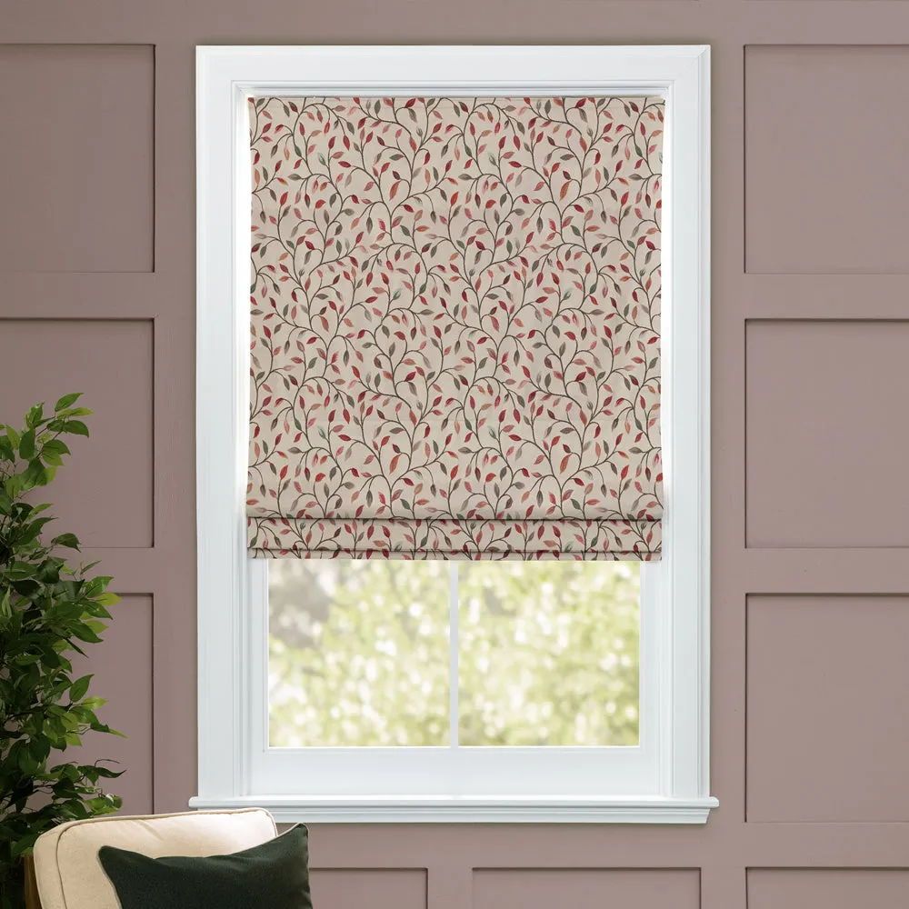 Cervino Woven Jacquard Made to Measure Roman Blinds Pink Jade
