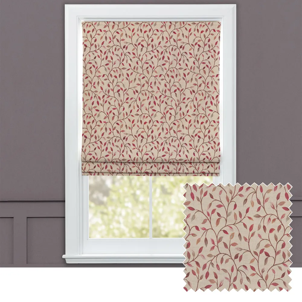 Cervino Woven Jacquard Made to Measure Roman Blinds Plum chic floor carpet  