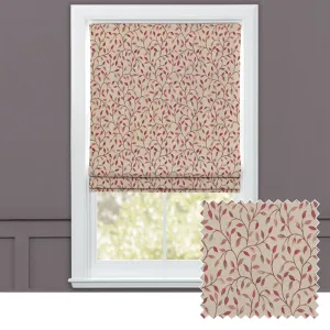 Cervino Woven Jacquard Made to Measure Roman Blinds Plum chic floor carpet  