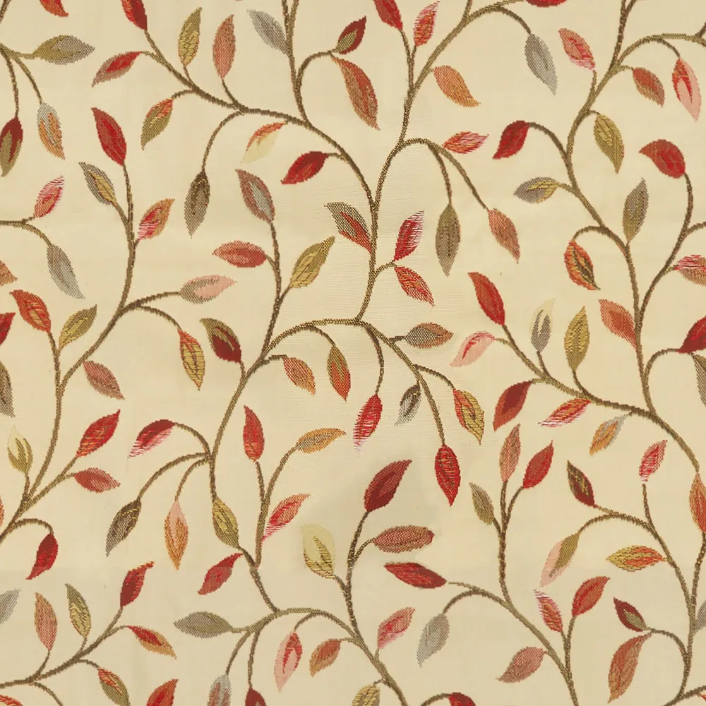 Cervino Woven Jacquard Made to Measure Roman Blinds Red Nut