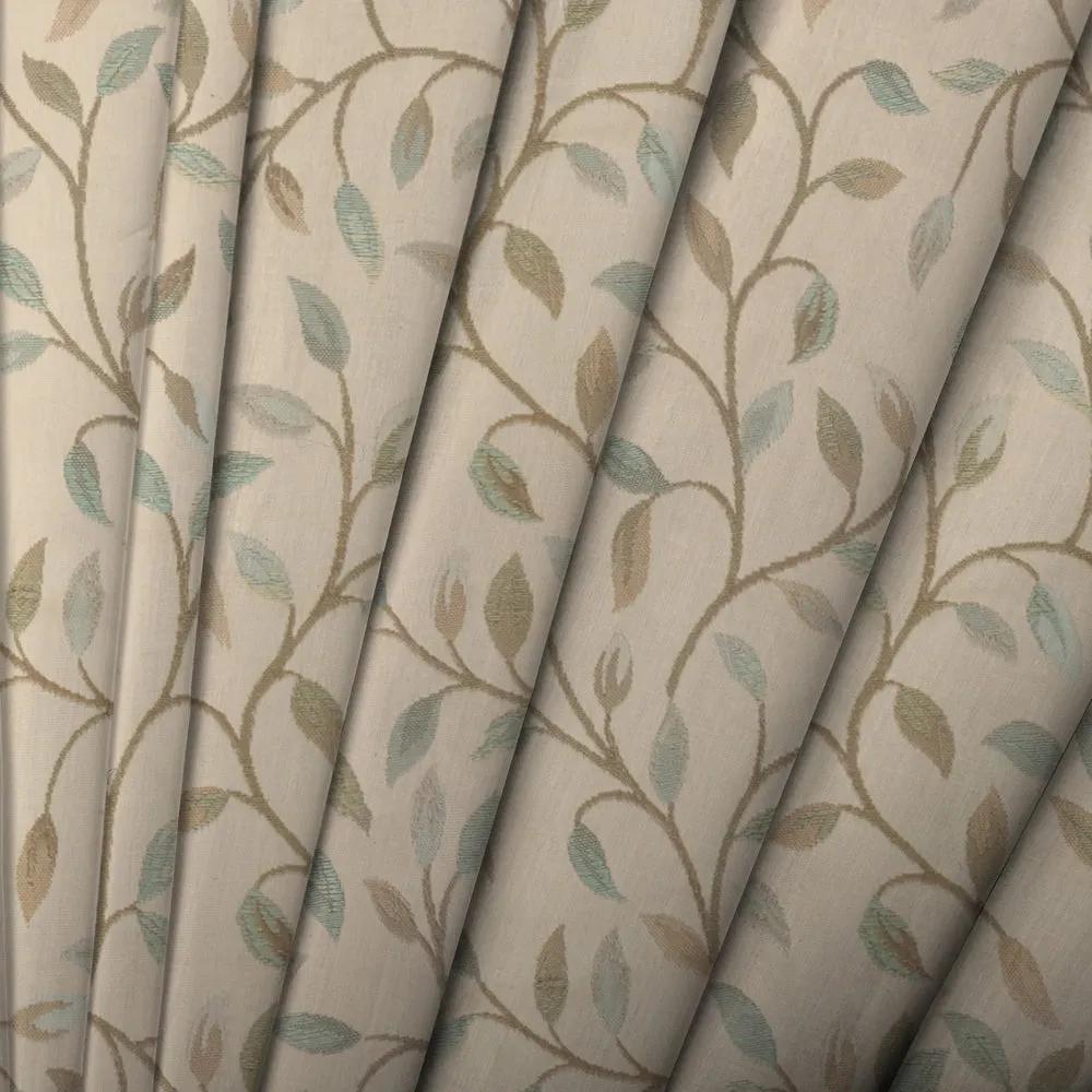 Cervino Woven Jacquard Made to Measure Roman Blinds Robins Egg