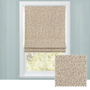Cervino Woven Jacquard Made to Measure Roman Blinds Robins Egg chic floor carpet  