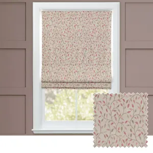 Cervino Woven Jacquard Made to Measure Roman Blinds Rose Hip chic floor carpet  