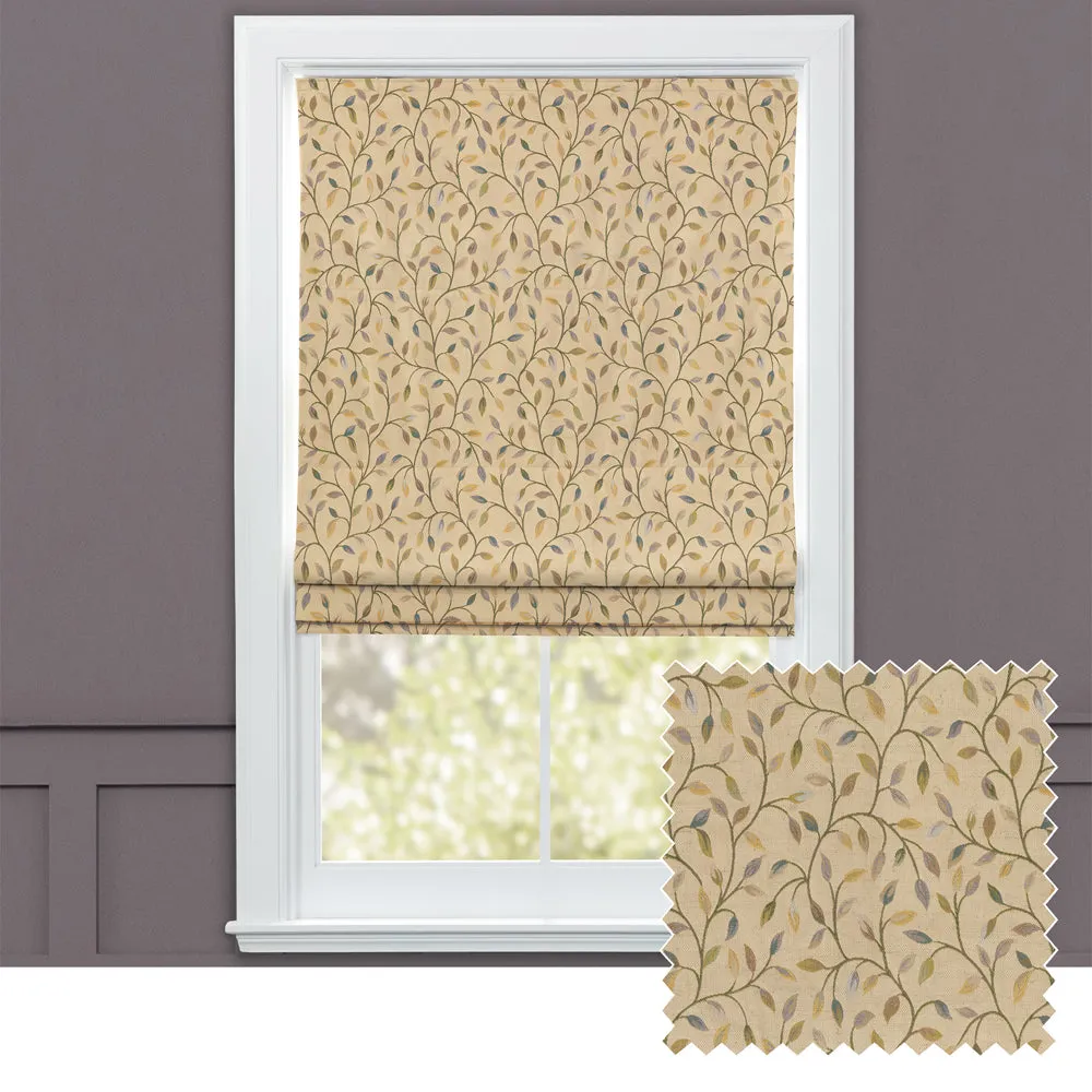 Cervino Woven Jacquard Made to Measure Roman Blinds Spring chic floor carpet  