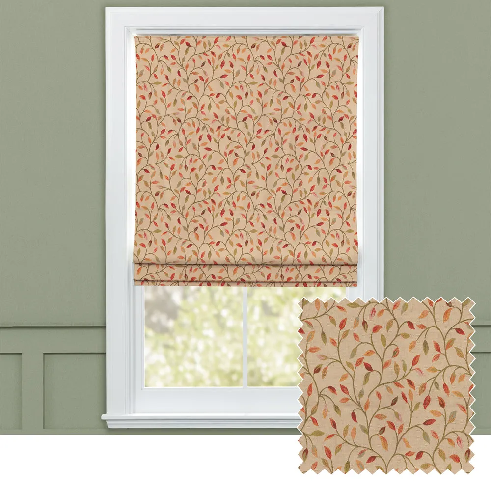 Cervino Woven Jacquard Made to Measure Roman Blinds Summer chic floor carpet  