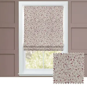 Cervino Woven Jacquard Made to Measure Roman Blinds Wisteria chic floor carpet  