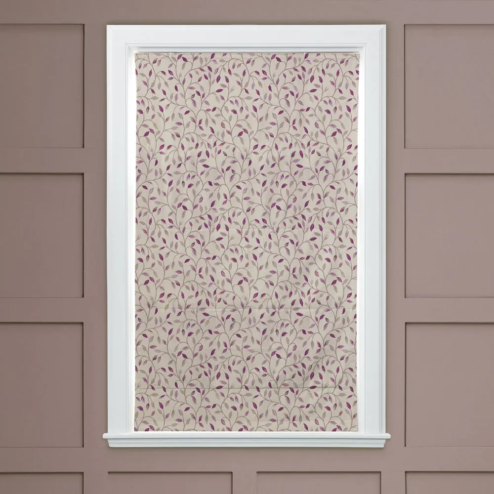 Cervino Woven Jacquard Made to Measure Roman Blinds Wisteria